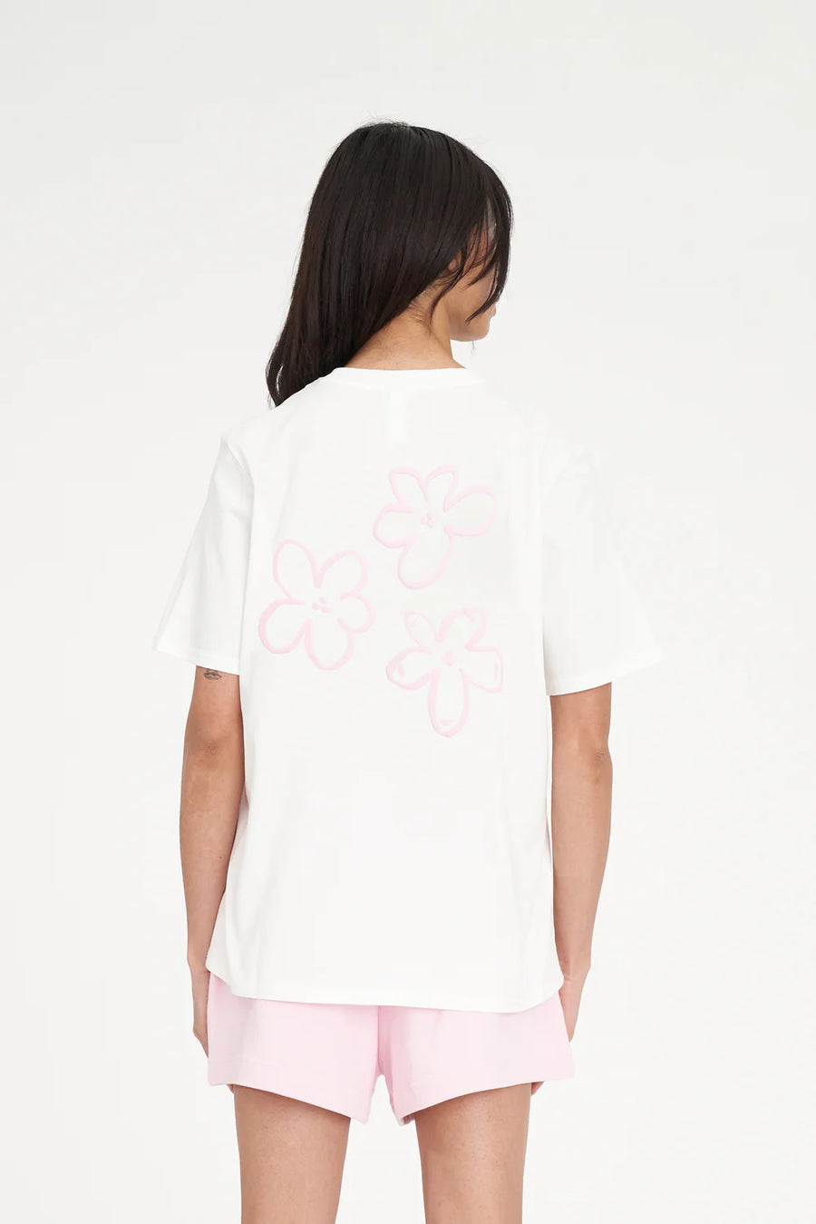 HUFFER CLASSIC TEE 170/DAISY CHAIN - CHALK - WILDROSE