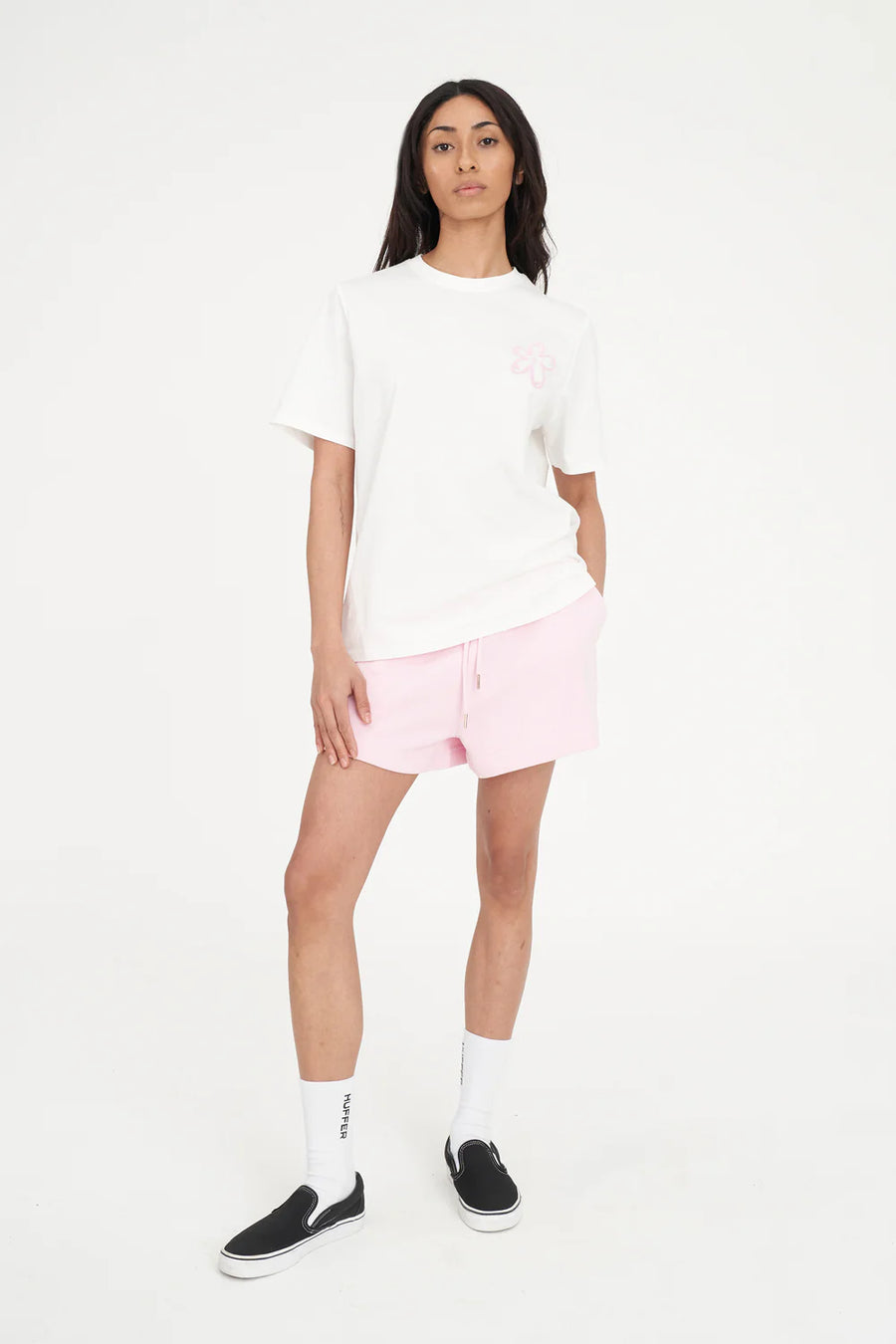 HUFFER CLASSIC TEE 170/DAISY CHAIN - CHALK - WILDROSE