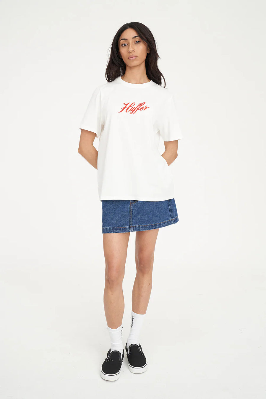 HUFFER CLASSIC TEE 170/RALLY - CHALK - WILDROSE