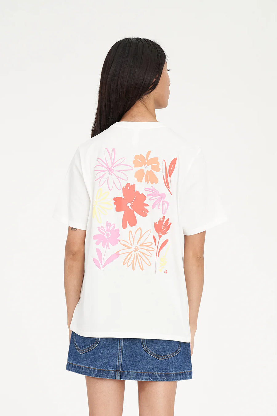 HUFFER CLASSIC TEE 170/MASTERPIECE - CHALK - WILDROSE