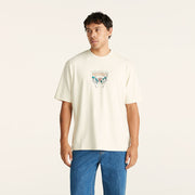 WRANGLER LINO SHROOM SLACKER T SHIRT - ECRU - WILDROSE