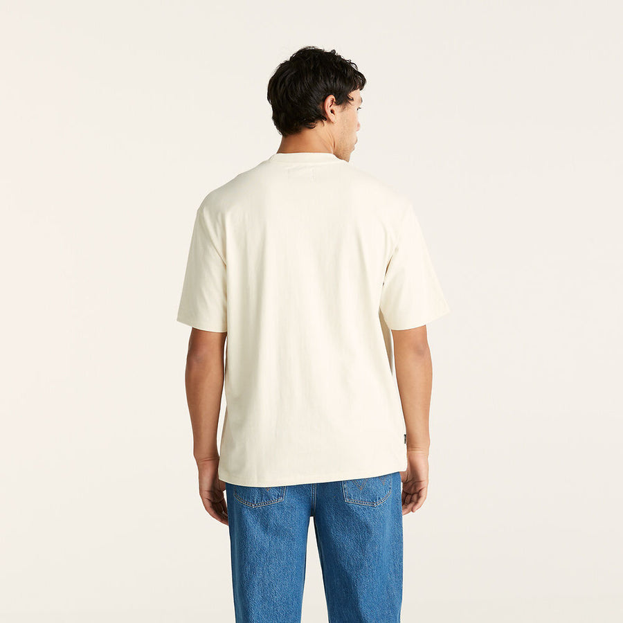 WRANGLER LINO SHROOM SLACKER T SHIRT - ECRU - WILDROSE