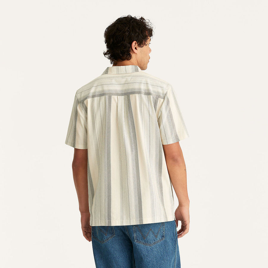 WRANGLER RESORT SHIRT - GHOST STRIPE - WILDROSE