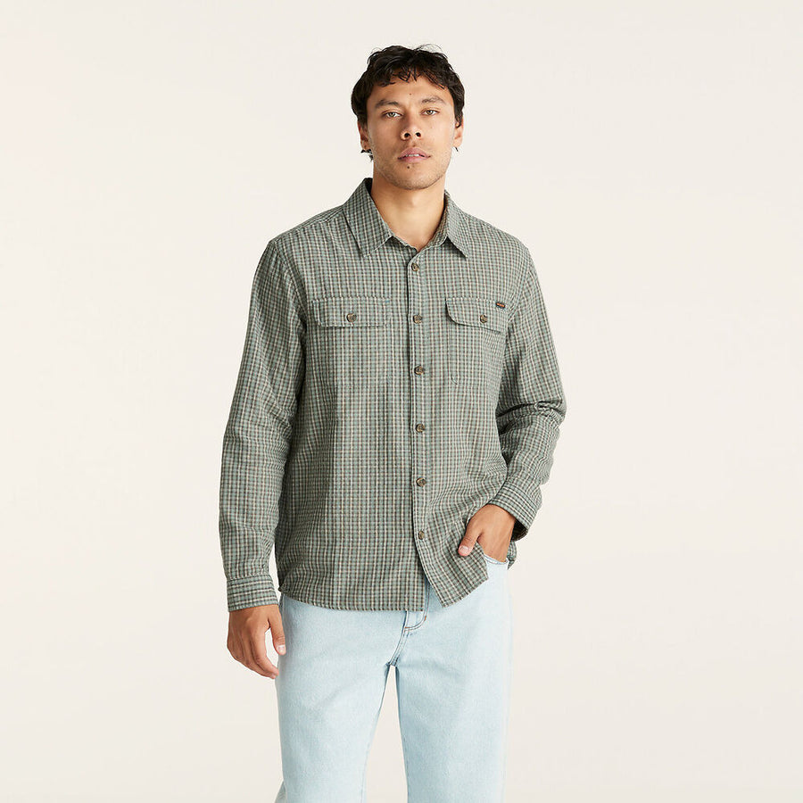 WRANGLER PARALLELS SHIRT - GREEN CHECK - WILDROSE