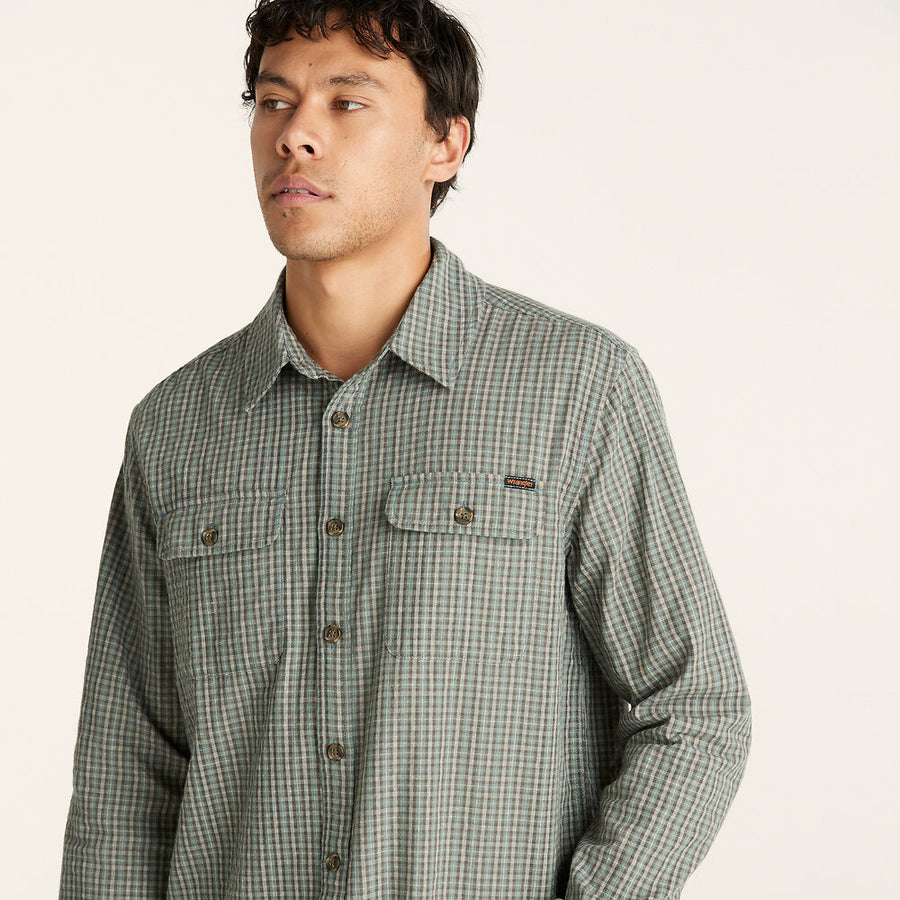 WRANGLER PARALLELS SHIRT - GREEN CHECK - WILDROSE