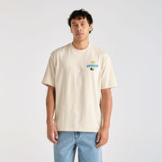 WRANGLER WORLD TOUR SLACKER TEE - ECRU - WILDROSE