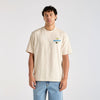 WRANGLER WORLD TOUR SLACKER TEE - ECRU - WILDROSE