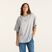 WRANGLER VISIONS BOXY SLOUCH T SHIRT - DIRTY PURPLE - WILDROSE