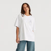 WRANGLER EARTH SERPENT SLOUCH T SHIRT - OPTIC WHITE - WILDROSE