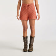 WRANGLER SCALLOP KNIT SHORTY - EARTH - WILDROSE