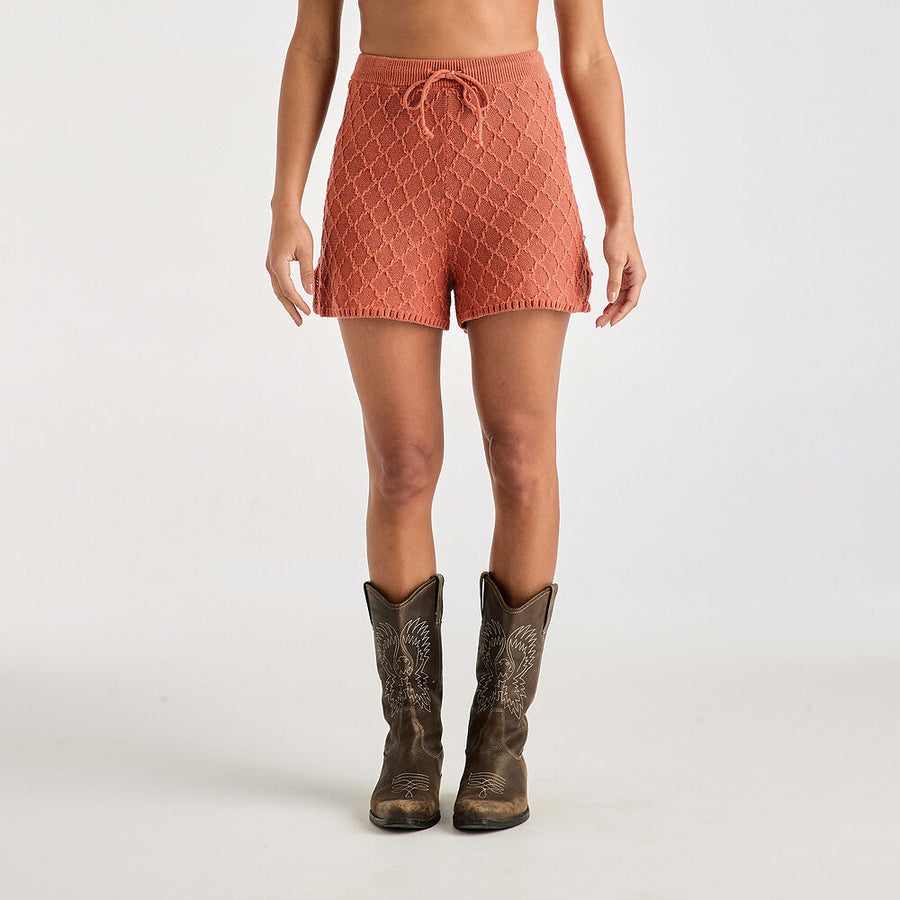 WRANGLER SCALLOP KNIT SHORTY - EARTH - WILDROSE