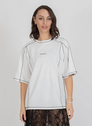 FEDERATION TRAST TEE LOGO - WHITE - WILDROSE