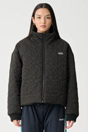 XGIRL MILLS PUFFER JACKET - BLACK - WILDROSE