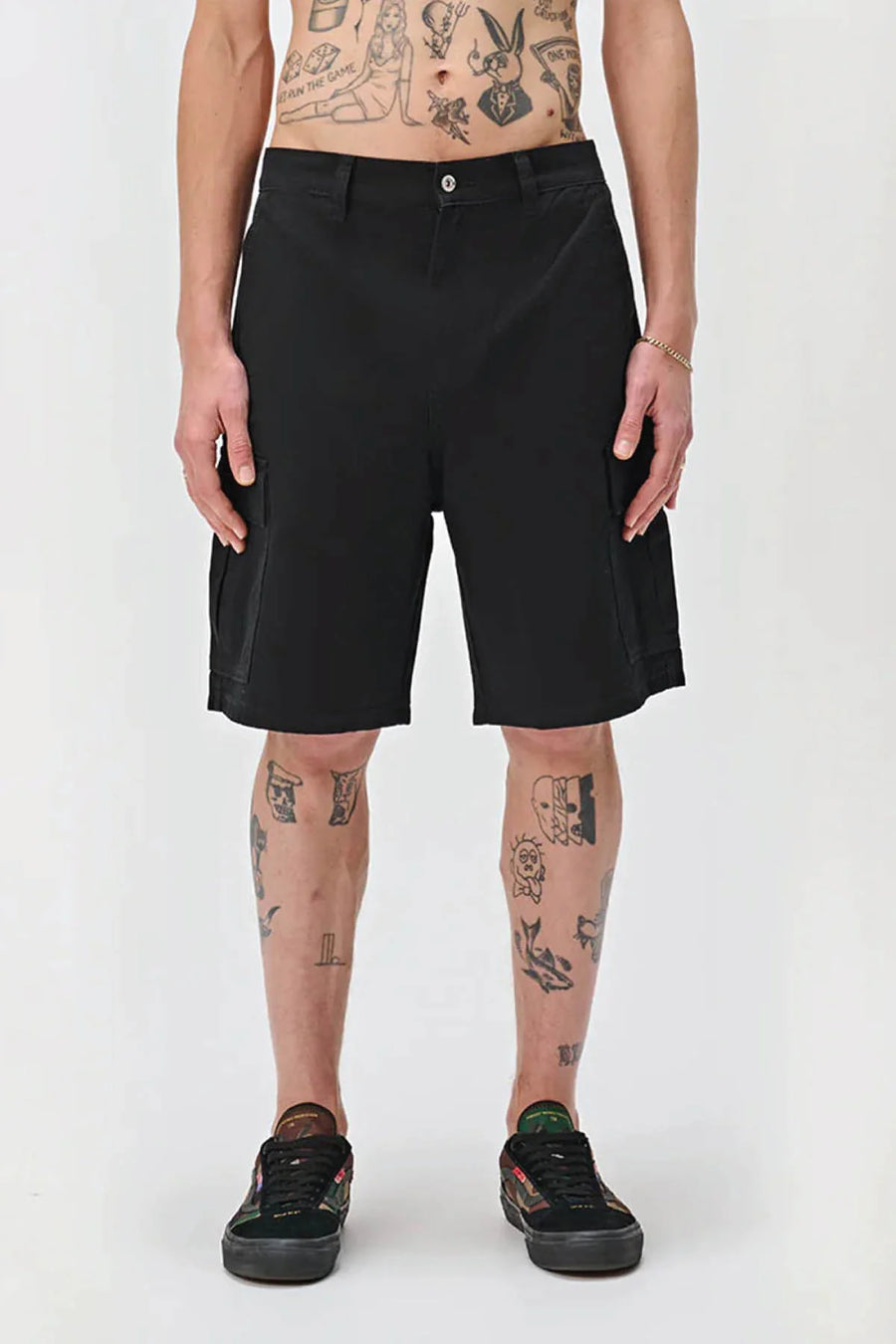 XLARGE 91 CARGO SHORT - BLACK - WILDROSE