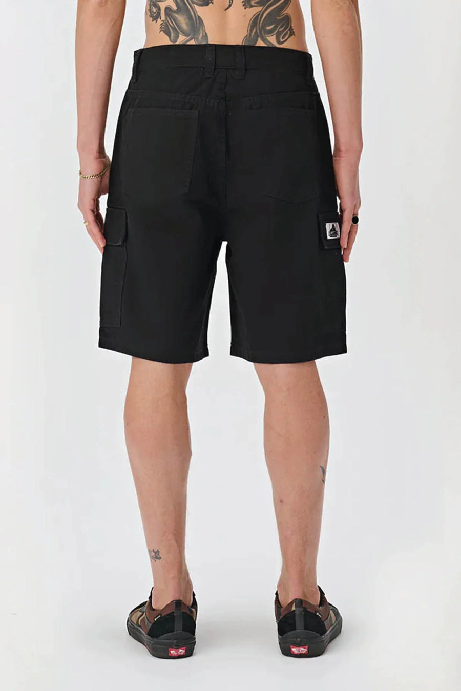 XLARGE 91 CARGO SHORT - BLACK - WILDROSE