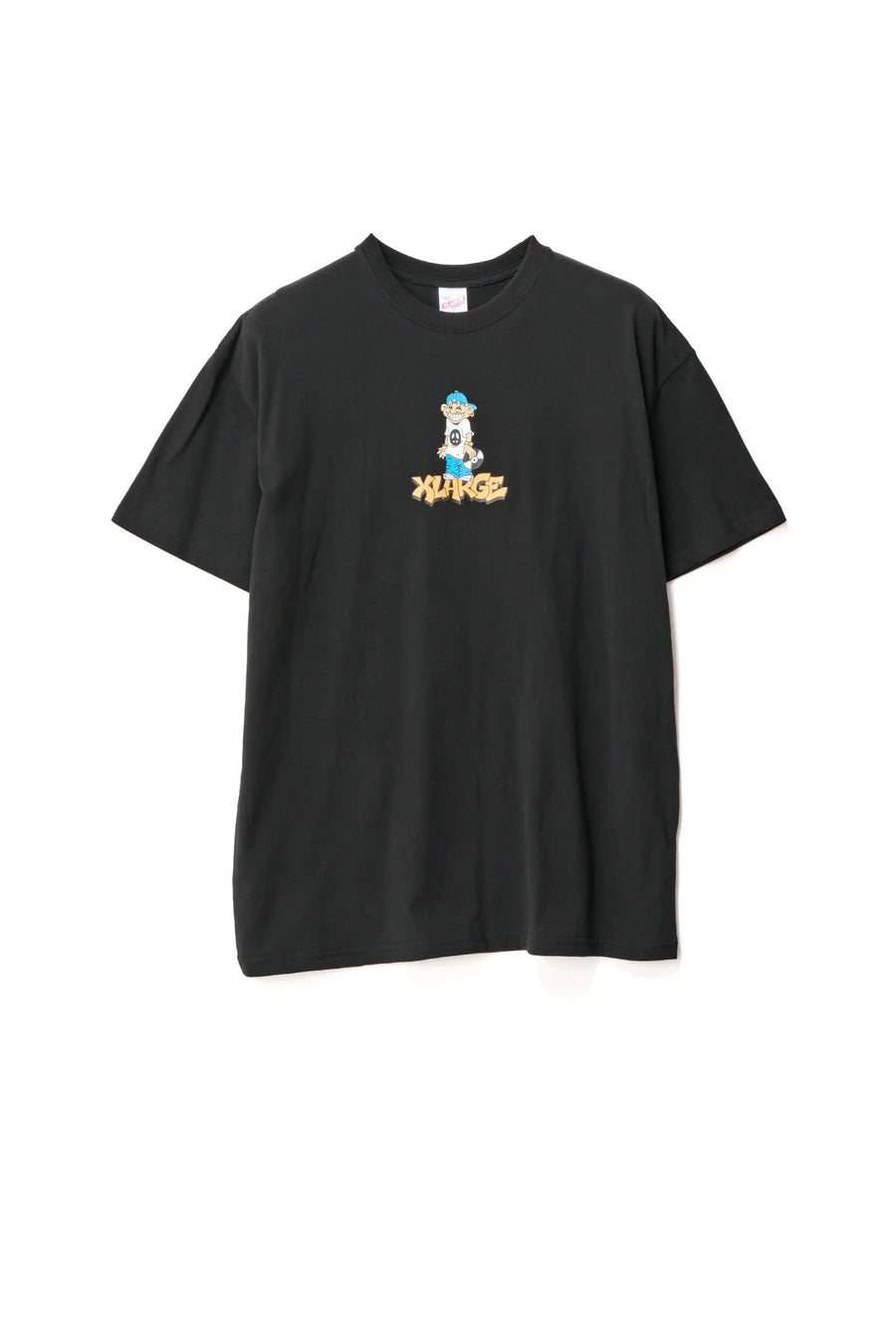 XLARGE PEACE MAN SS TEE - BLACK - WILDROSE