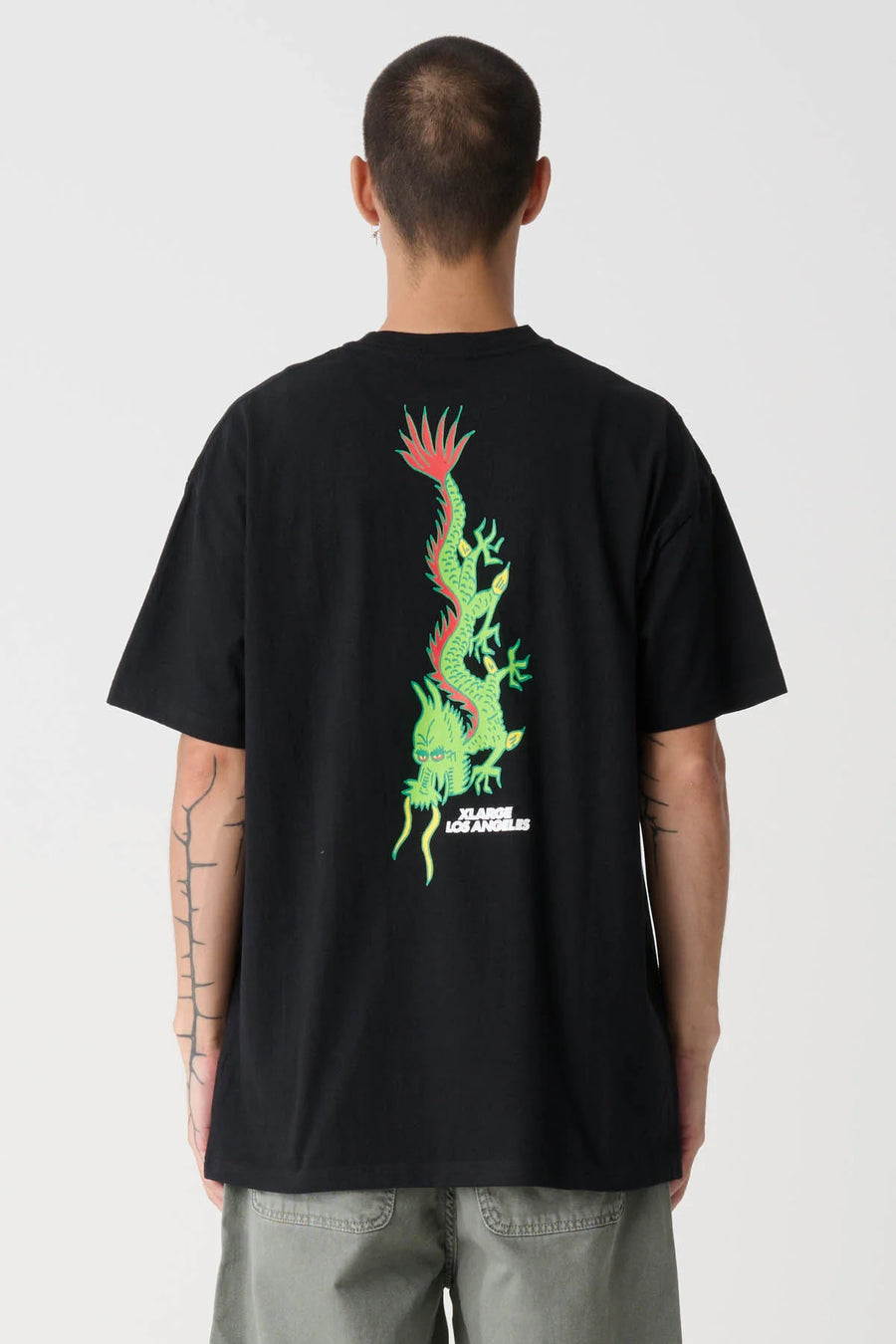 XLARGE GETAWAY SS TEE - BLACK - WILDROSE