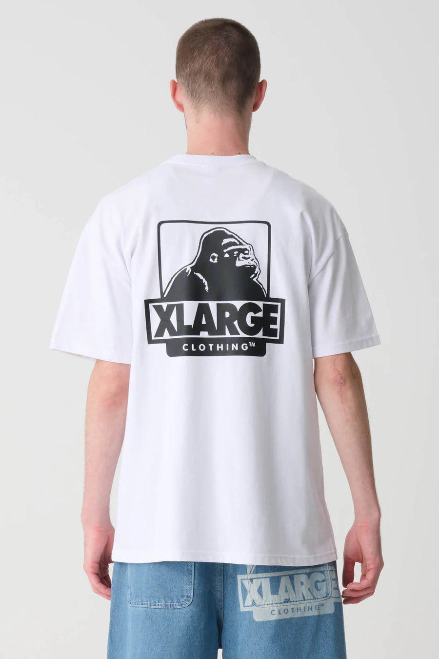 XLARGE 91 LCB SS TEE - WHITE - WILDROSE