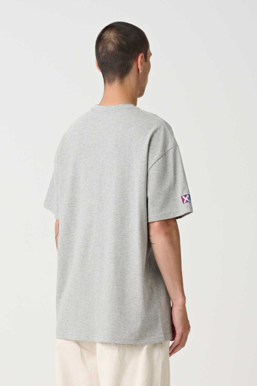 XLARGE TWO THOUSAND SS TEE - TRUE GREY MARLE - WILDROSE