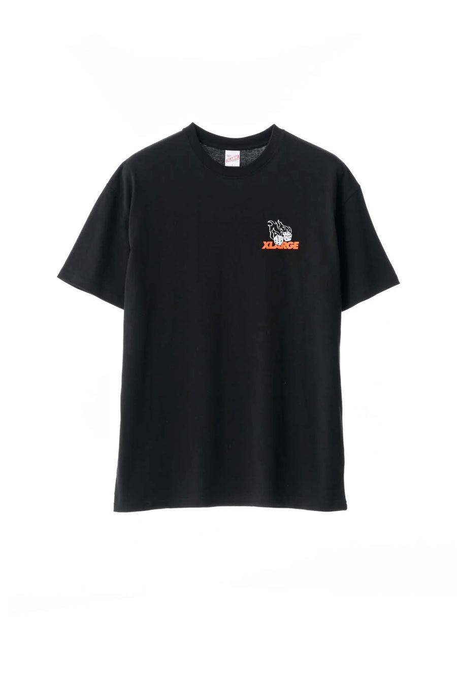 XLARGE FIRE DICE SS TEE - BLACK - WILDROSE