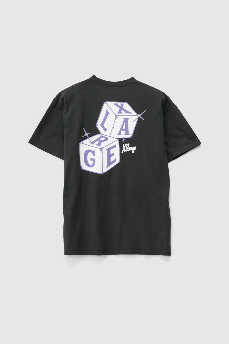 XLARGE LUCKY SS TEE - PIGMENT BLACK - WILDROSE