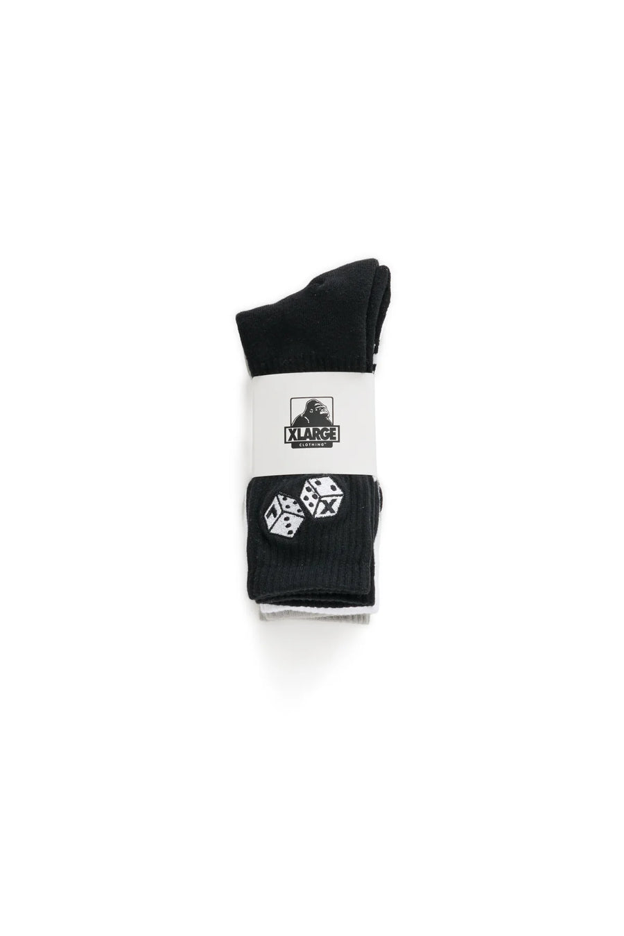 XLARGE XL DICE SOCK 3PK - WILDROSE