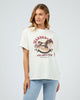 ALL ABOUT EVE WANDERLUST OVERSIZED TEE - VINTAGE WHITE - WILDROSE