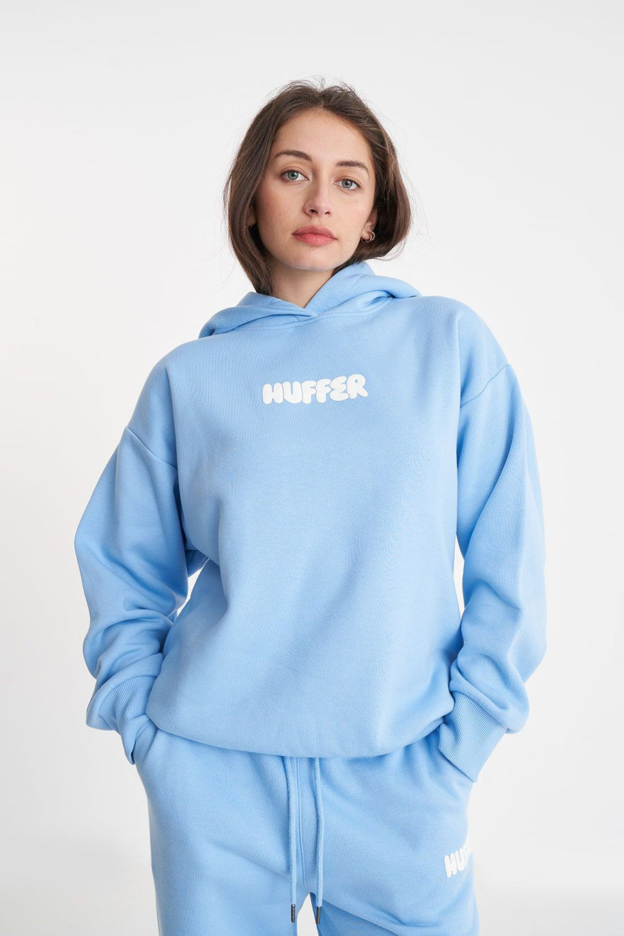 HUFFER WMNS ARCADE HOOD/JUICY - GLACIER