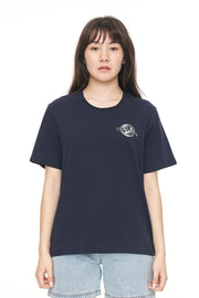 HUFFER CLASSIC TEE 170/FLIGHT PLAN - NAVY - WILDROSE