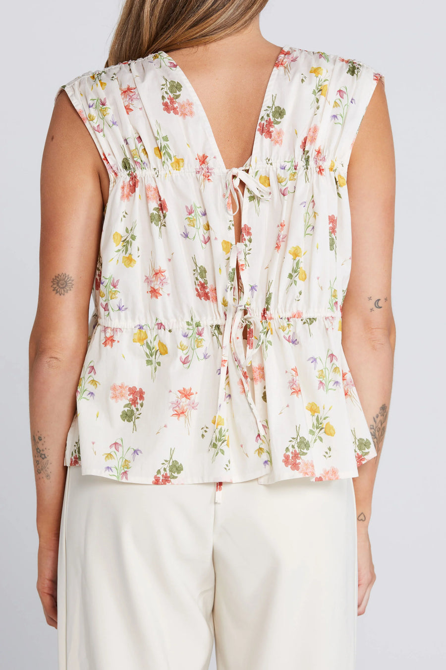 THING THING BELLE TIE TOP - SUMMER HEAVEN - WILDROSE