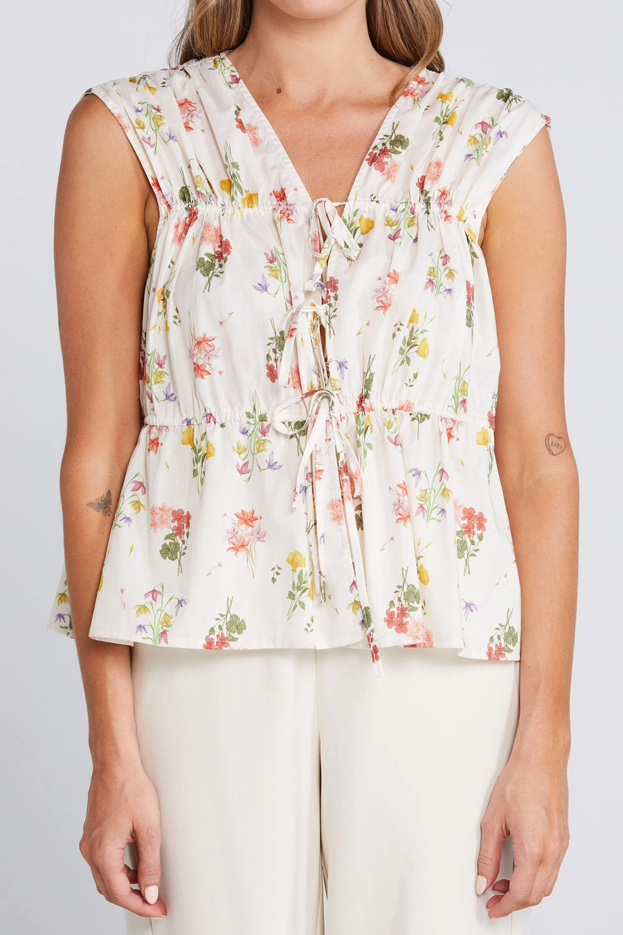 THING THING BELLE TIE TOP - SUMMER HEAVEN - WILDROSE