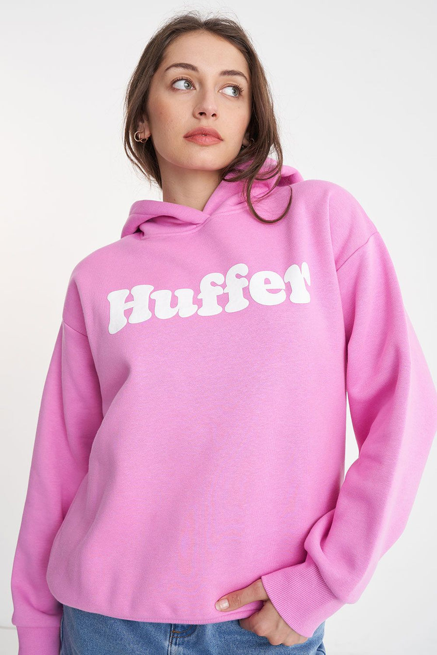 HUFFER WMNS ARCADE HOOD/ODIE - TAFFY - WILDROSE