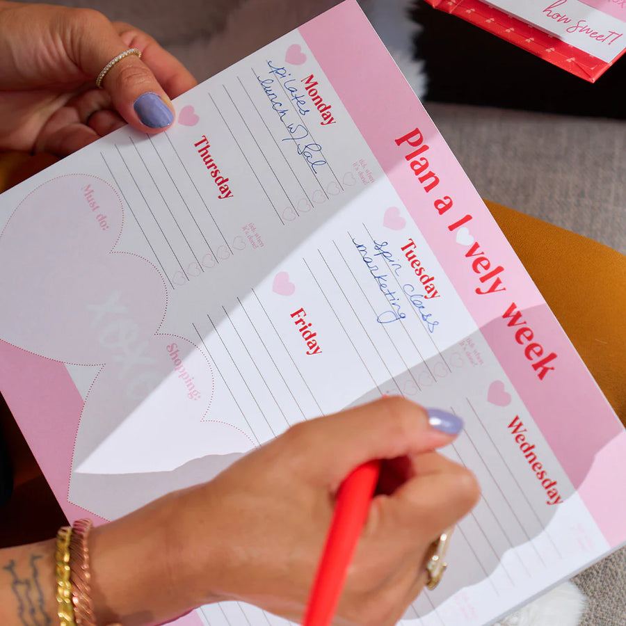 WEEKY PLANNER - HEART - WILDROSE