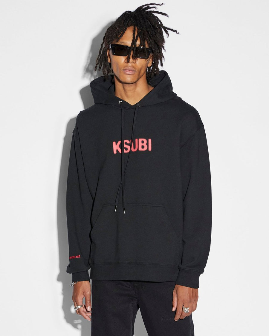 KSUBI CONSPIRACY BIGGIE HOODIE - JET BLACK - WILDROSE