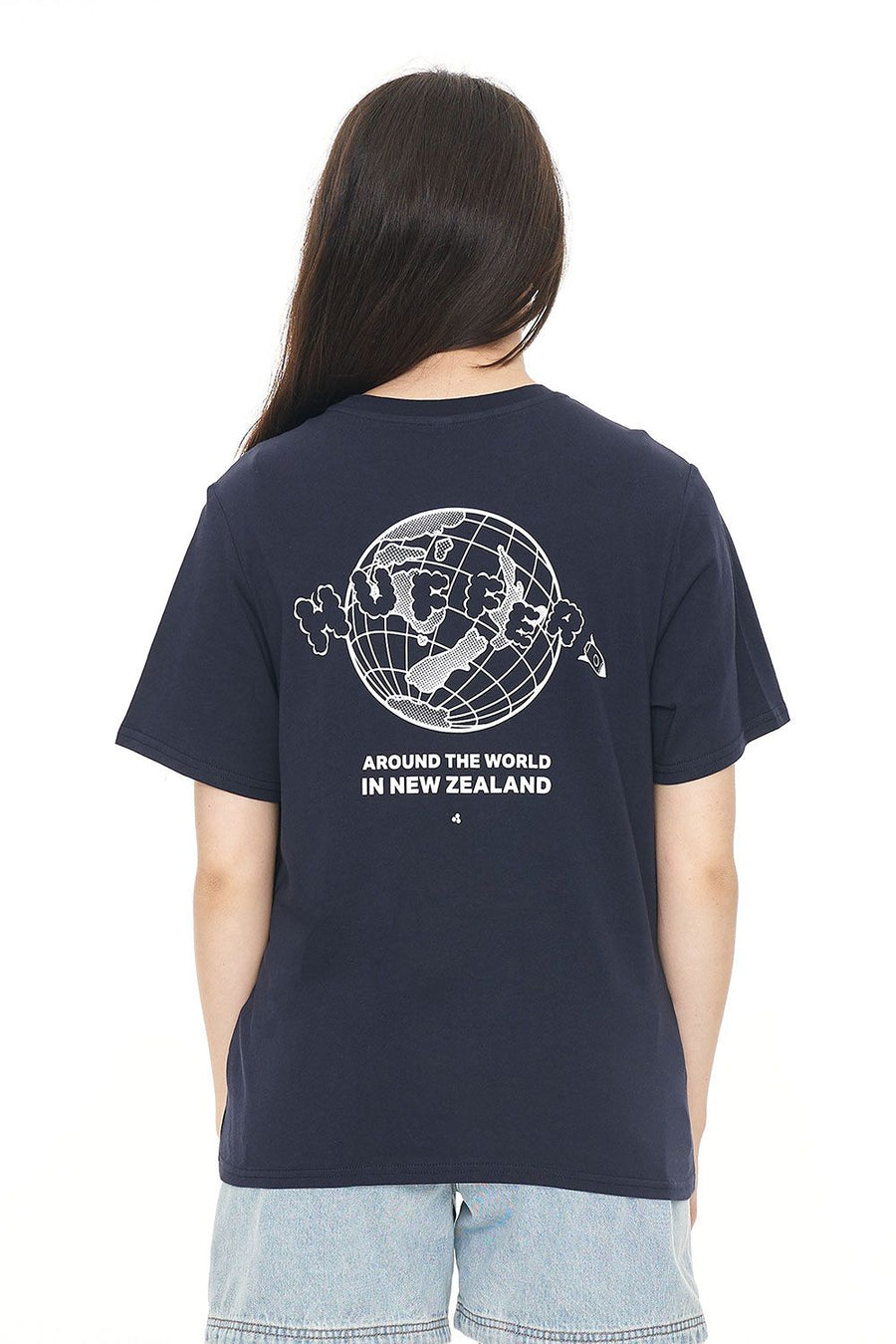 HUFFER CLASSIC TEE 170/FLIGHT PLAN - NAVY - WILDROSE