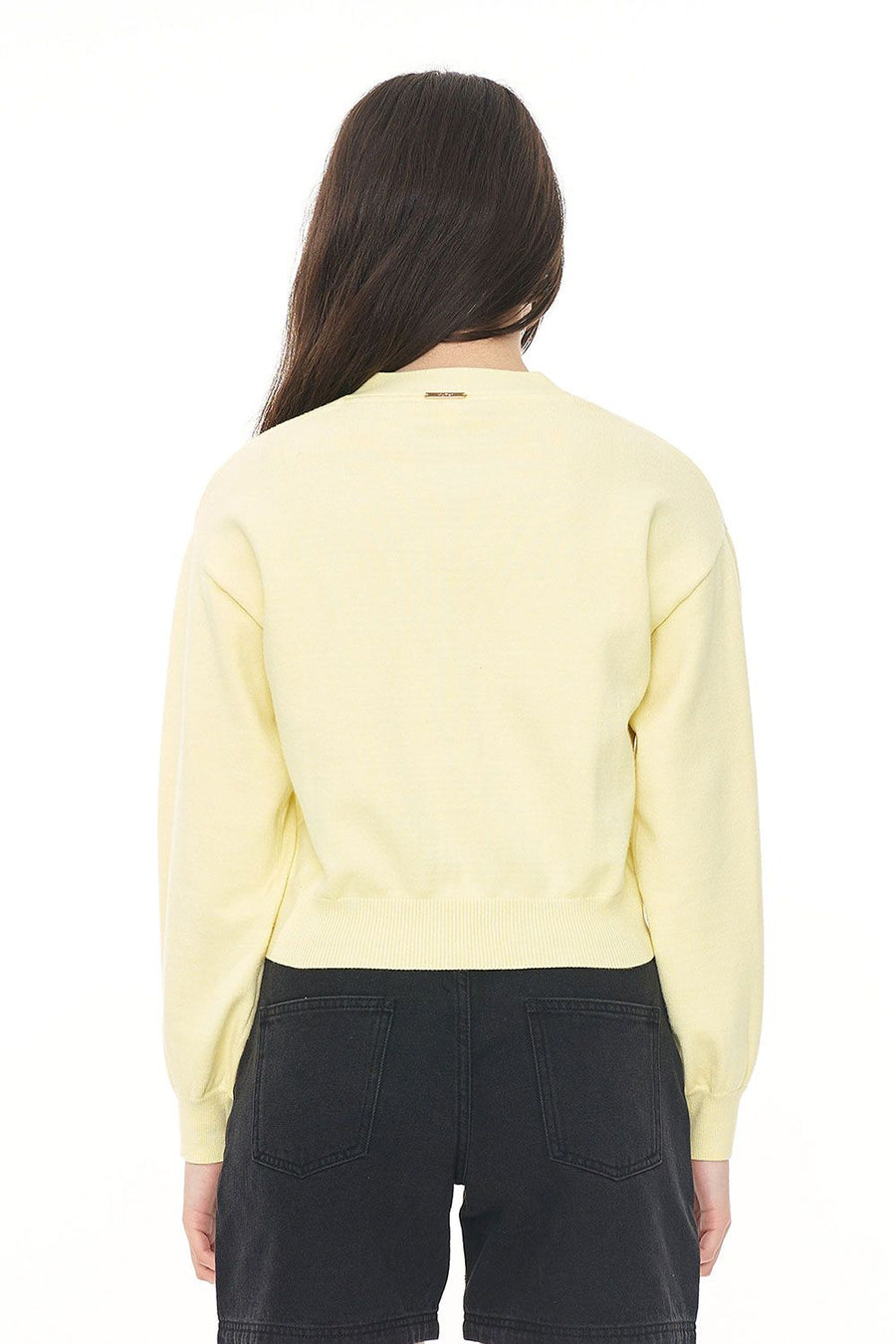 HUFFER BIBI KNIT CARDIGAN - LIMONCELLO - WILDROSE