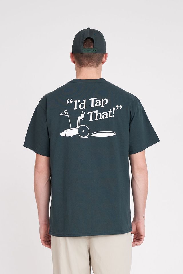 HUFFER SUP TEE 220/TAP THAT - GOLF GREEN - WILDROSE