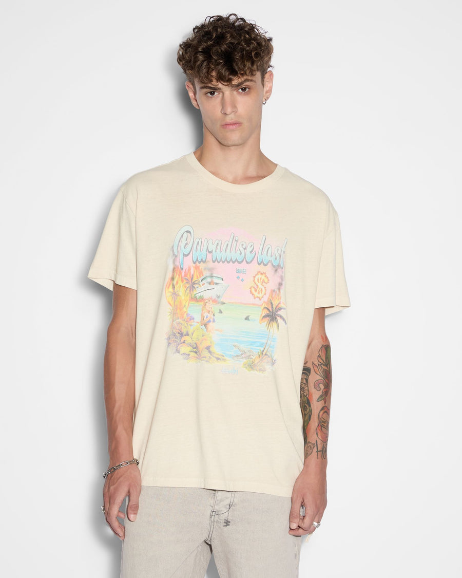 KSUBI PARADISE BIGGIE SS TEE DUSTY DESERT - WILDROSE