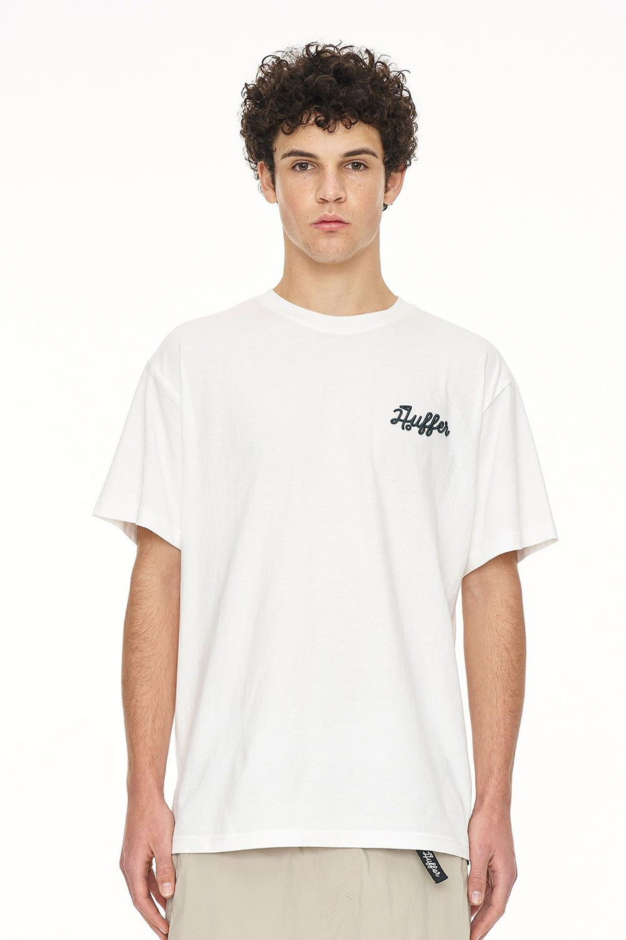 HUFFER SUP TEE 220/BANDITS - CHALK - WILDROSE