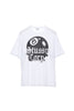 STUSSY 8 BALL CORP RELAXED TEE - WHITE - WILDROSE