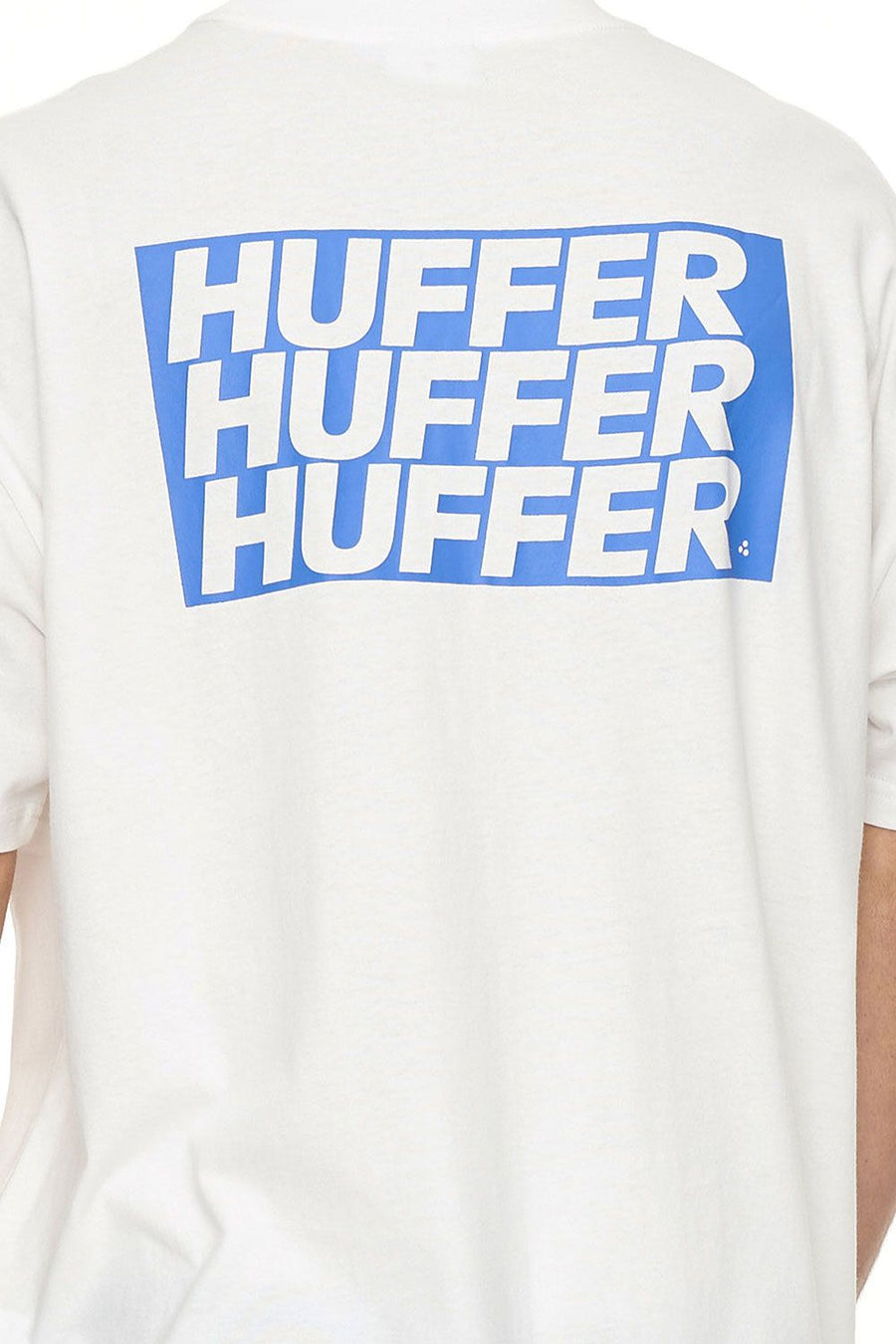 HUFFER BLOCK TEE 220/STACKEDUP - CHALK - WILDROSE