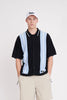 HUFFER MENS BIRDIE KNIT SHIRT - BLACK - WILDROSE