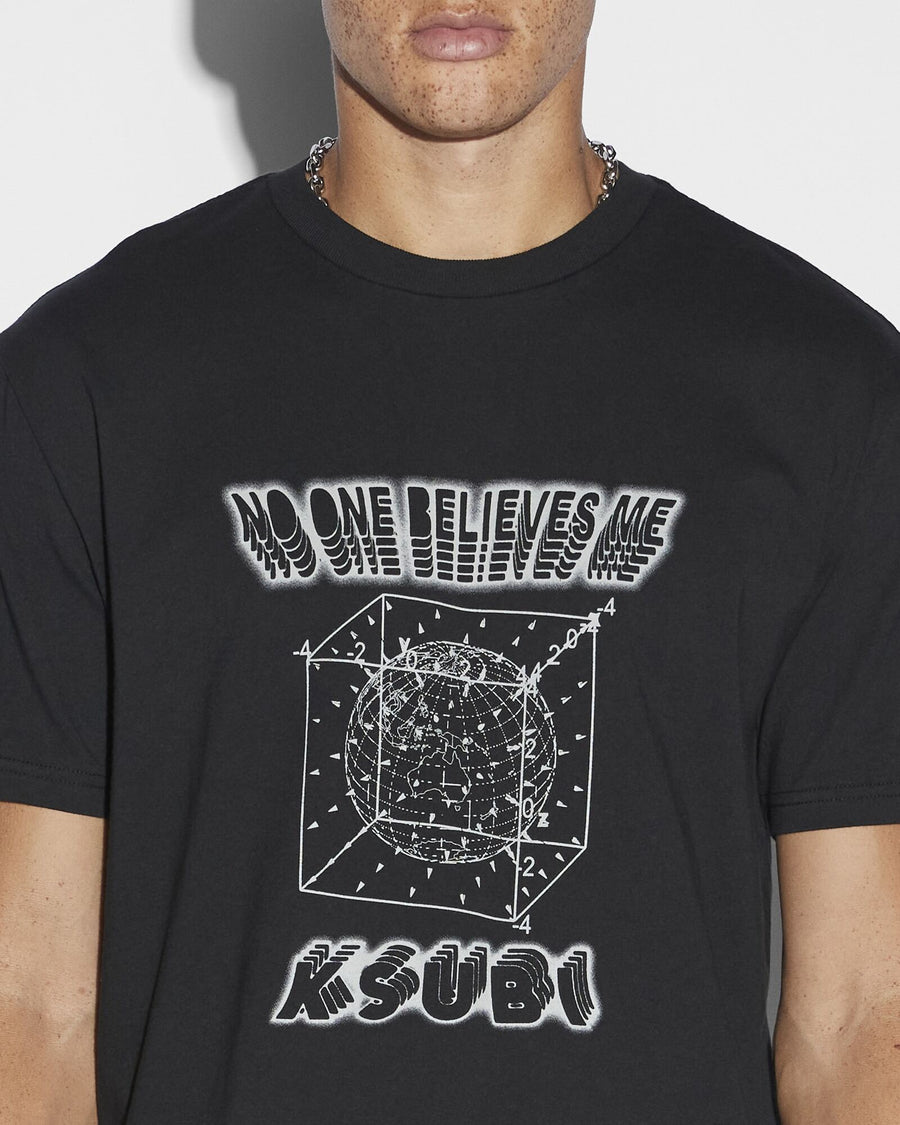 KSUBI HOLOGRAPH KASH SS TEE - JET BLACK - WILDROSE