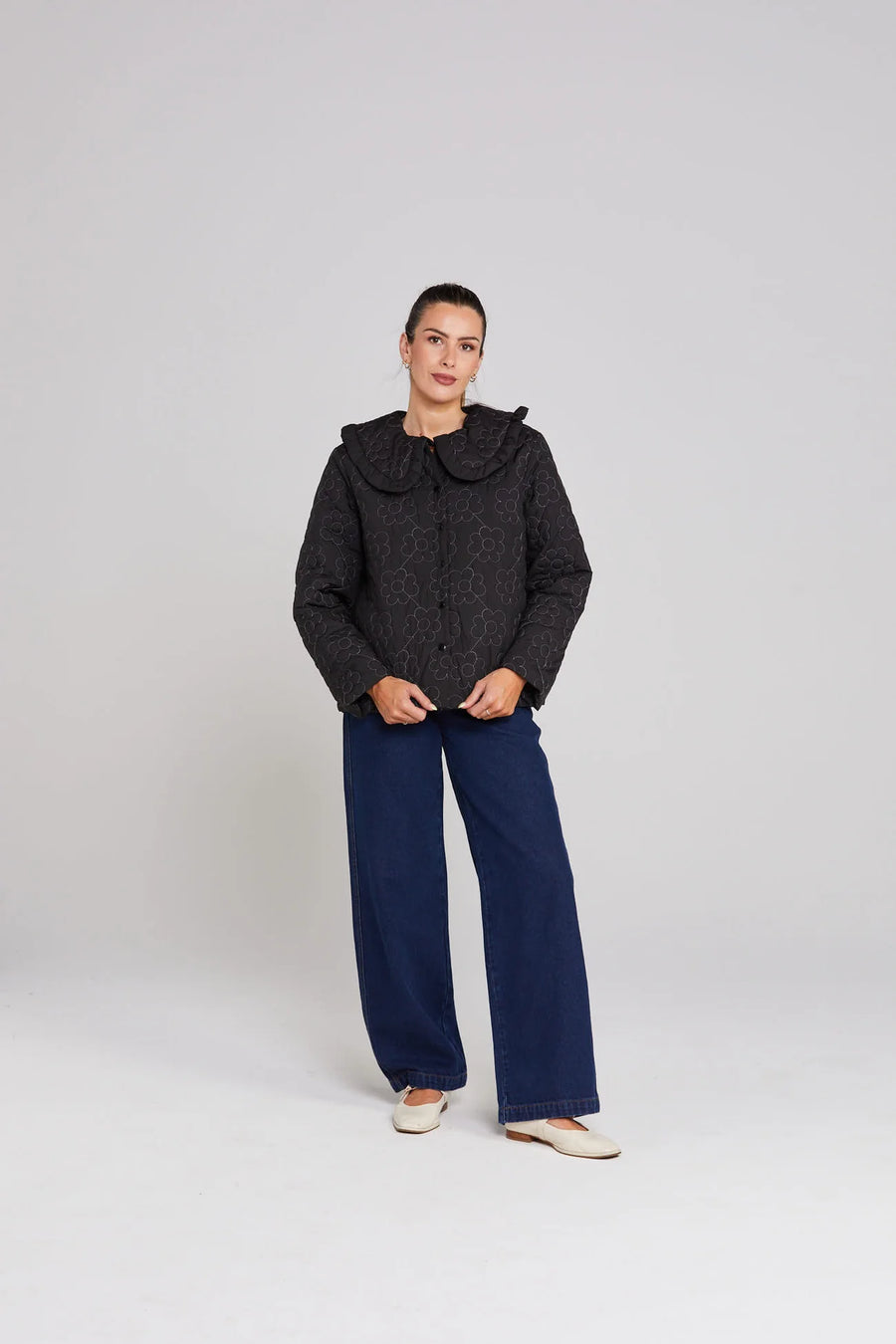 THING THING REMARK JACKET - NIGHT BLOOM - WILDROSE
