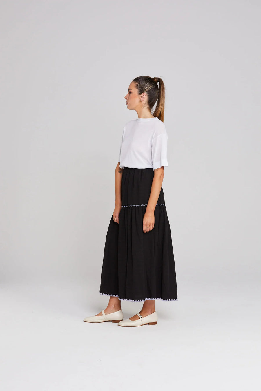 THING THING LARAH SKIRT - NOIR - WILDROSE