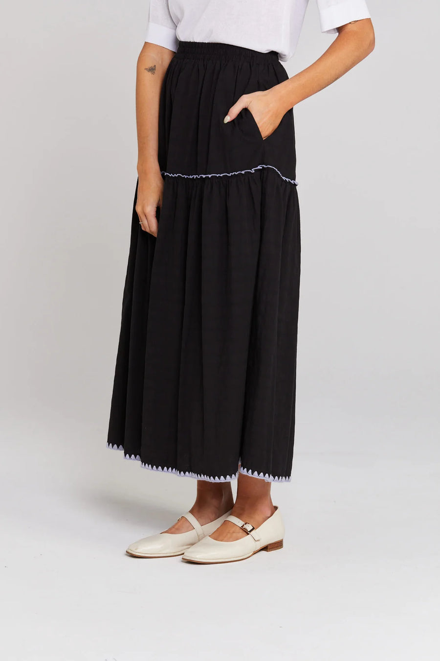 THING THING LARAH SKIRT - NOIR - WILDROSE