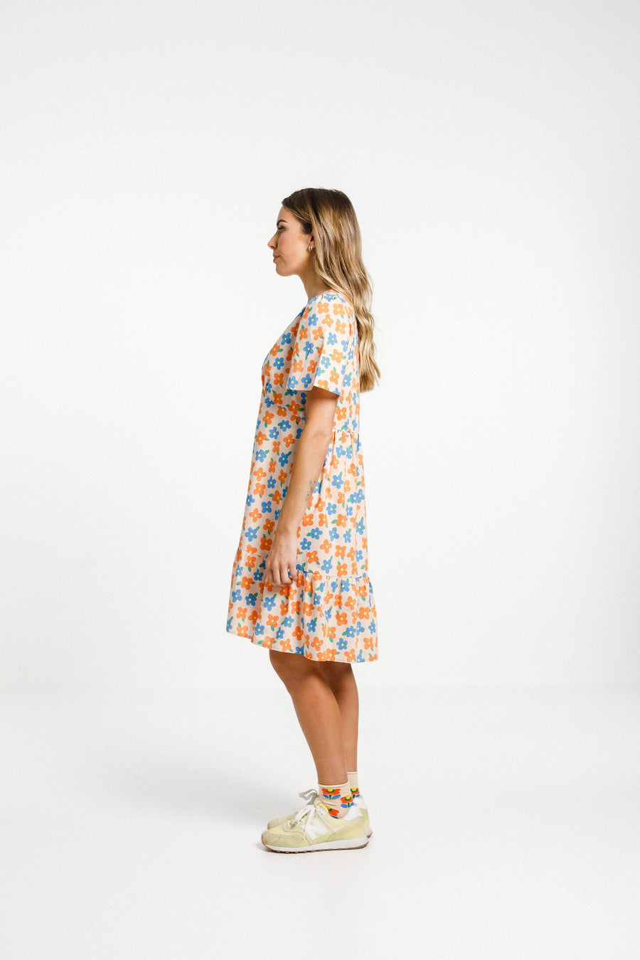 THING THING HAPPY TIMES DRESS - MARIGOLD - WILDROSE