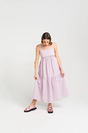 THING THING ZIGGER DRESS - LILAC FUCHSIA - WILDROSE