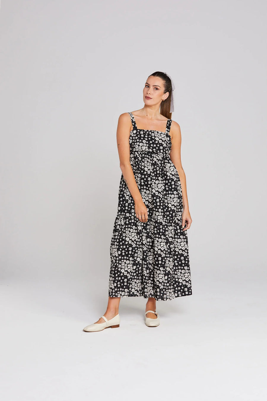 THING THING ZIGGER DRESS - NIGHT BLOOM - WILDROSE