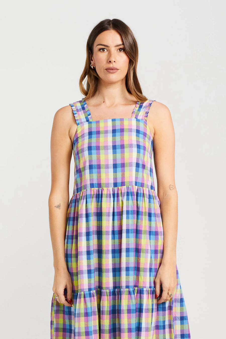 THING THING ZIGGY-ZAG DRESS - SUMMER PICNIC - WILDROSE